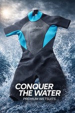 Gladiator Wetsuit Size 10 Womens Zipper Full Back Zip Black Teal New