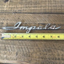 Vintage Nos Rare Oem 3779590 Gm 1961 Chevy Impala Rear Quarter Panel Emblem New