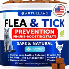 Flea Treatment for Cats Natural Flea and Tick Prevention Supplement for Cats Kit