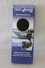 Frostguard Plus Winter Windshield Cover For Ice And Snow Standard Size Bl...