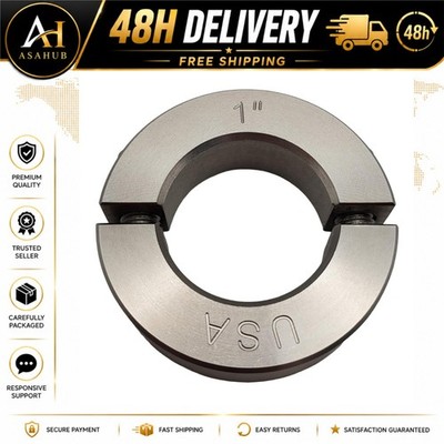 1.00'' Bore Clamping Two-Piece Shaft Collar, 303 Stainless Steel, 1 Pack