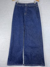 Vintage 2000s Y2K Gap Dark Wash Long Denim Skirt Asymmetrical