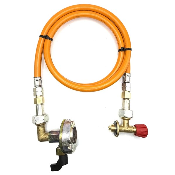 1,5M Lpg Hochdruckschlauch 27Mm Clip-On 90° Butan Campingaz 901-907-image