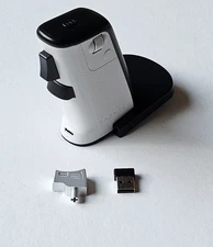 Ragnok FPS Shooting White Game Mouse Black Axis Charging DualMode Gun Grip