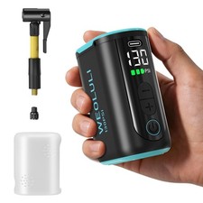 Electric Bike Pump, 130 PSI Mini Bicycle Pump with Digital Pressure Gauge and...