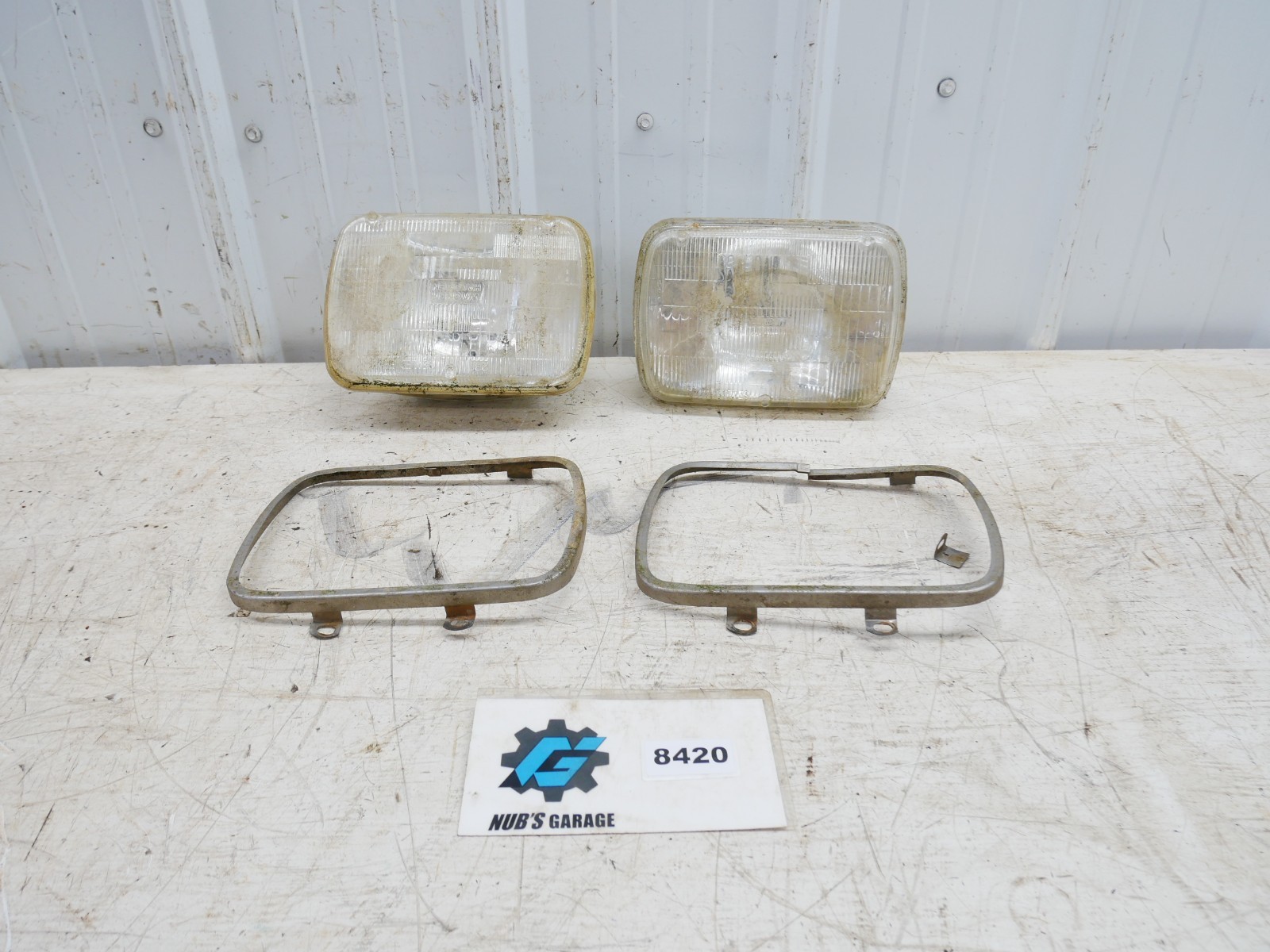 74-85 FSJ Jeep J10 Wagoneer Cherokee Chief Muscle Grille Grill Headlights