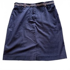 ESPRIT Vintage y2k Navy Pencil Skirt SZ 7/8 Nautical 90s Preppy Cottage Core