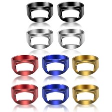Boao 10 Pieces Ring Bottle Opener Stainless Steel Beer as pictures shown