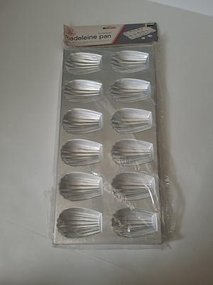 Vtg Better Houseware Aluminum Madeleine Madeline Baking Pan Shell NEW 