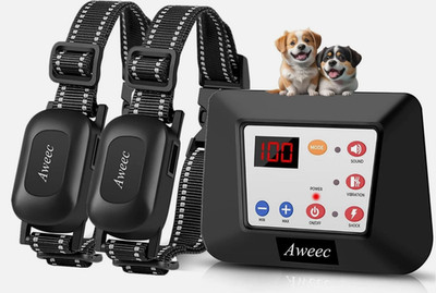 AWEEC Wireless Remote Dog Fence System,Electric Fence for Dog & Training Collar