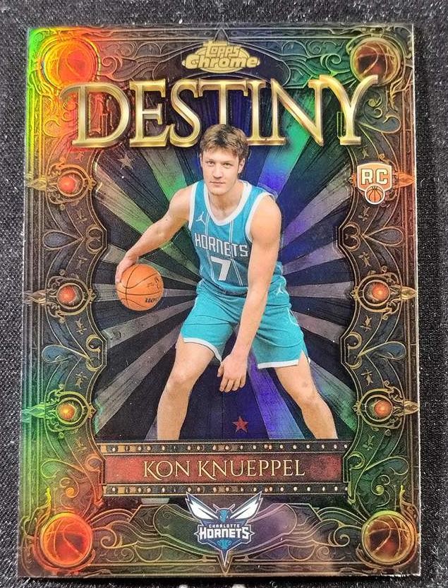 2025-26 Topps Chrome Kon Knueppel RC Rookie Destiny Refractor -V2