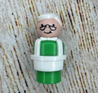 Vintage Fisher Price Little People Sesame Street Mrs. Hooper - Shop/Store Keeper