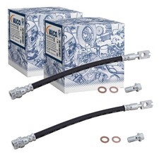 2x VAICO BREMSSCHLÄUCHE HINTEN passend für SEAT LEON SKODA OCTAVIA VW GOLF