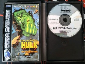 The Incredible Hulk: The Pantheon Saga - SEGA Saturn (PAL) Game Boxed w/ Manual