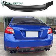 Fits 15-21 Subaru WRX & STI Trunk Spoiler PSM Style Rear Wing Lip Matte Black