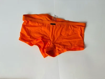 shorty orange microfibre sexy Olaf Benz 9999 taille XXL (taille petit) - Photo 1/4