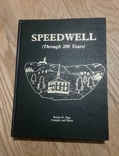 Speedwell Through 200 Years Hardcover By Bonnie M. Page - Tennessee