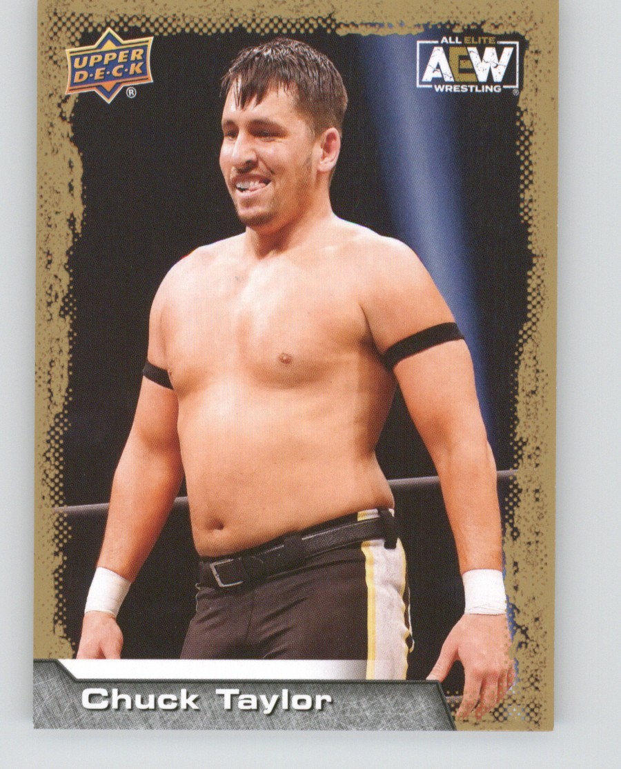 2022 Upper Deck AEW All Elite Wrestling - Chuck Taylor #65 Gold