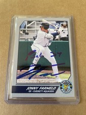 Jonny Farmelo Everett Aquasox 2025 Autographed Card Seattle Mariners Signed
