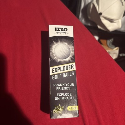 Izzo Golf Exploding Prank Golf Balls - 4 Pack