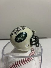 Mike Nugent Signed New York Jets pocket size Helmet Autographed