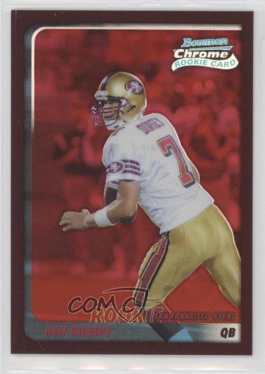 Ken Dorsey Bowman Chrome #131 Red Refractor