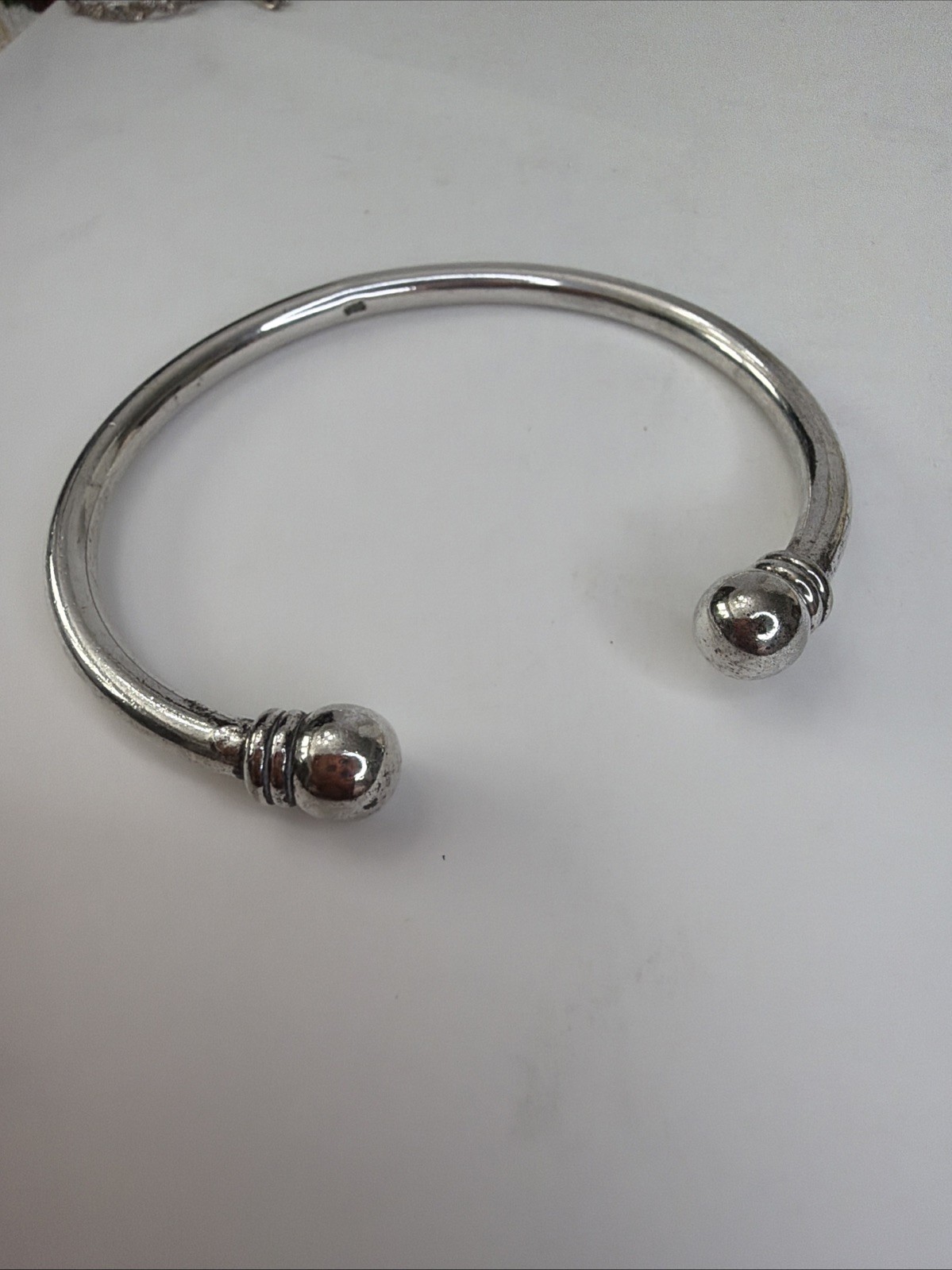 6.25’ Solid Sterling Silver 925 Cuff Bracelet, 21… - image 2