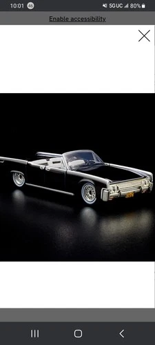Hor Wheels Red Line Club, '61 LINCOLN CONTINENTAL, NEW, UNOPEND, ORIGINAL SEALS