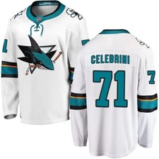 Macklin Celebrini San Jose Sharks 2025 Bester Rookie Herren Hockey NHL Trikot
