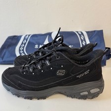 SKECHERS Black Hands Free Slip-Ins D'Lites Chunky Trainers UK 4.5 - CG N42