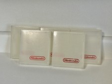 Nintendo NES Clear Plastic Cartridge Hard Clamshell Game Case Bundle Of 5