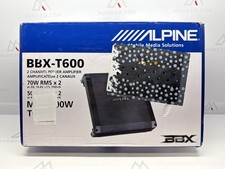 Alpine BBX-T600 Car Amplifier 600W Max 2 Channel Class A/B
