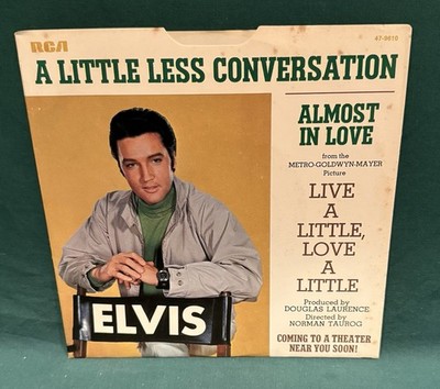 Elvis Presley RCA 47-9610 Almost In Love 45 W/ Sleeve 1968 NM Wow