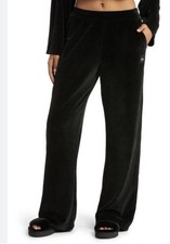 ALO Chenille High Waist Wide Leg Chalet Pants Black NO TAGS Read Description