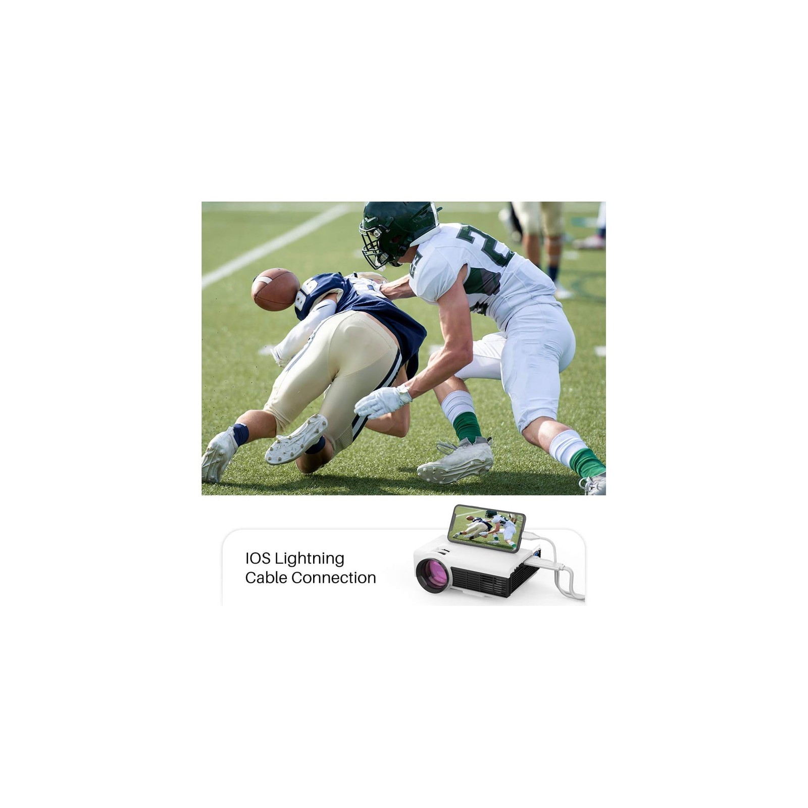 VANKYO Mini Projector 7500LMS WiFi 1080P Video Home Theater Cinema HDMI USB