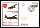 Oman - 1975 Air Force Britten-Norman Defender Delivery Flight Muscat Cover