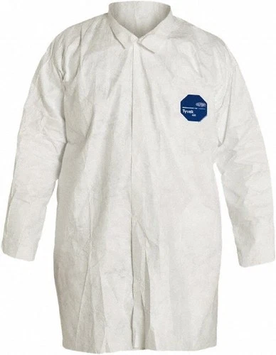 Dupont Tyvek Lab Coats Size Large White QTY30 TY210SWHLG003000 video thumbnail