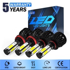 For Mazda 3 Sport 2010-2016 White Led Headlights Kit High Low Beam Light Bulb