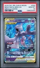 2019 POKEMON JAPANESE SUN & MOON MIRACLE TWINS #029 MEWTWO & MEW GX PSA 10
