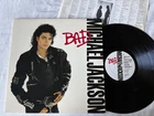 Michael Jackson ‎– Bad LP w/ Inner (EX) [1st US Press, Hub-Servall] EPIC
