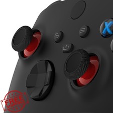 eXtremeRate Xbox Series X S Thumbsticks Carmine Red Black