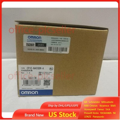1PC New Omron CP1E-N40SDR-A PLC Module CP1EN40SDRA In Box US Free TAX