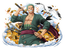 Zoro Weatherproof Anime Sticker 6" Car Decal