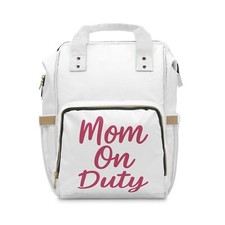 Stylish Mom On Duty Diaper Backpack, Baby Bag, Mom's Backpack, Travel Diaper
