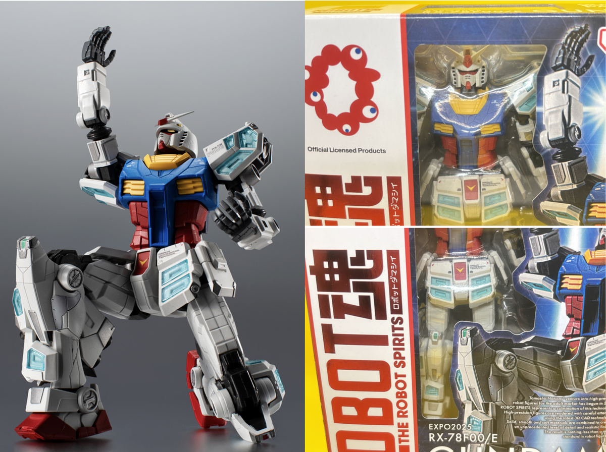 新品BANDAI ROBOT魂 RX-78F00/E ガンダム EXPO2025 _jp_ver.