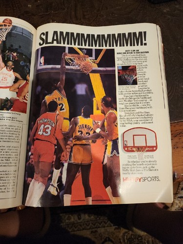 Hoop Magazine Nov 1986 Lakers Vs Nuggets Kareem Abdul Jabbar - Picture 8 of 9