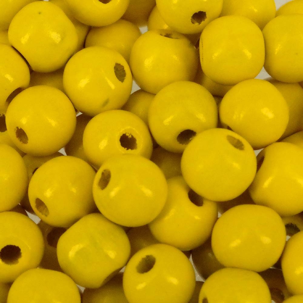 12mm wooden beads, Wood craft Beads, Pack 100, Choose Your Colour, Kids