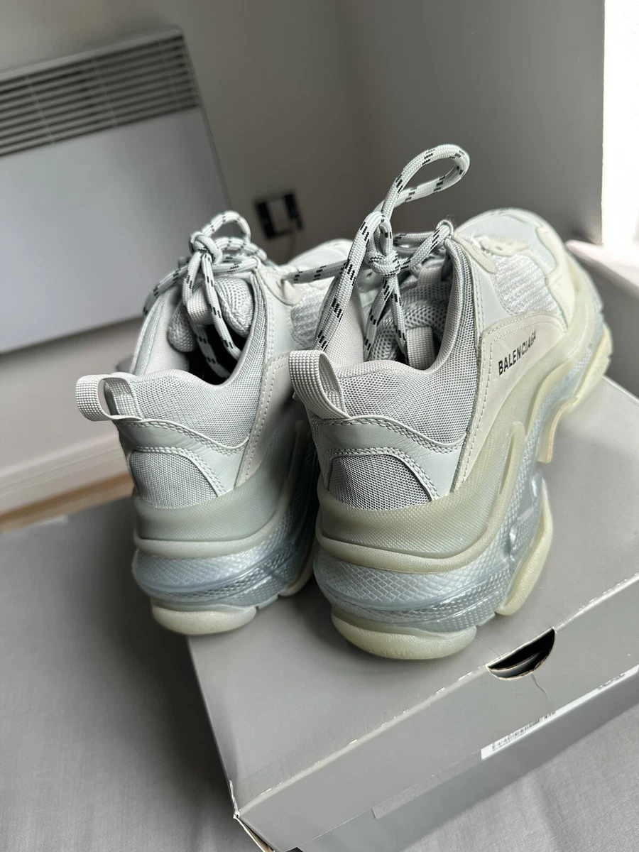 Balenciaga triple s Pearl Grey Sz 41 eBay