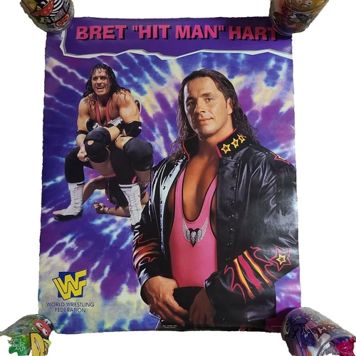 Bret Hart Wrestling Fan Posters