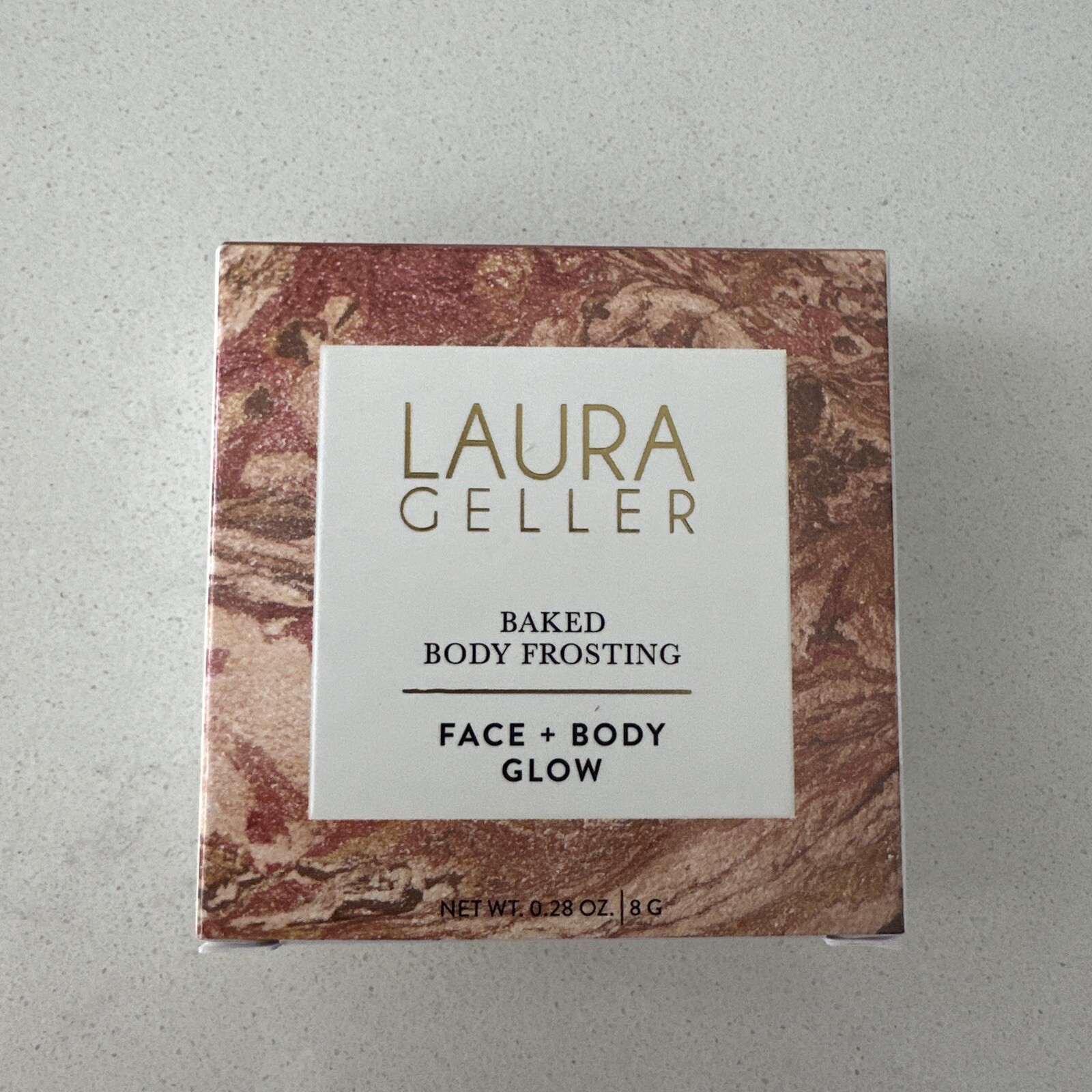 LAURA GELLER Baked Body Frosting Face + Body Glow Roman Holiday 0.28 oz
